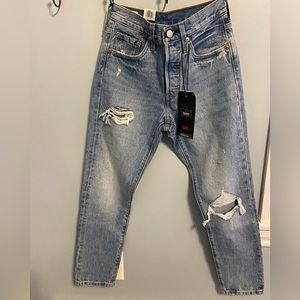 Levi’s premium 501 skinny 24x28 NWT